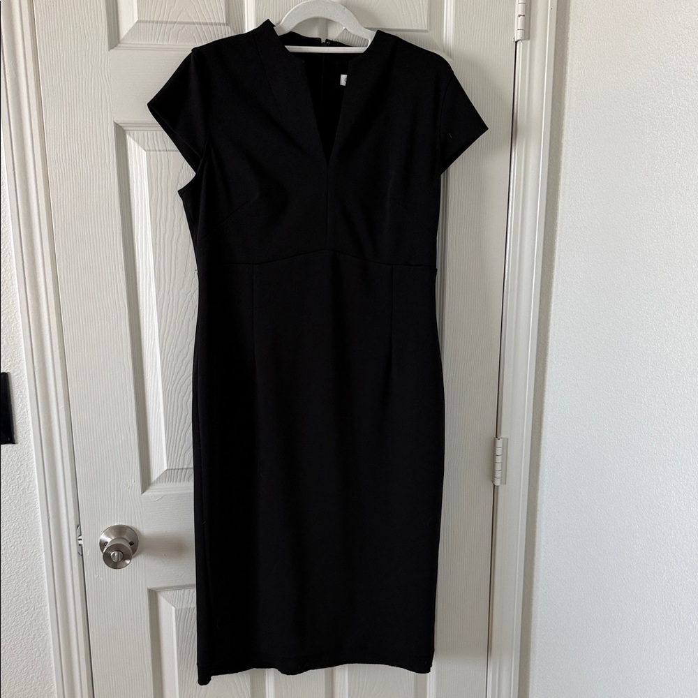 Calvin Klein Classic Black Midi Dress